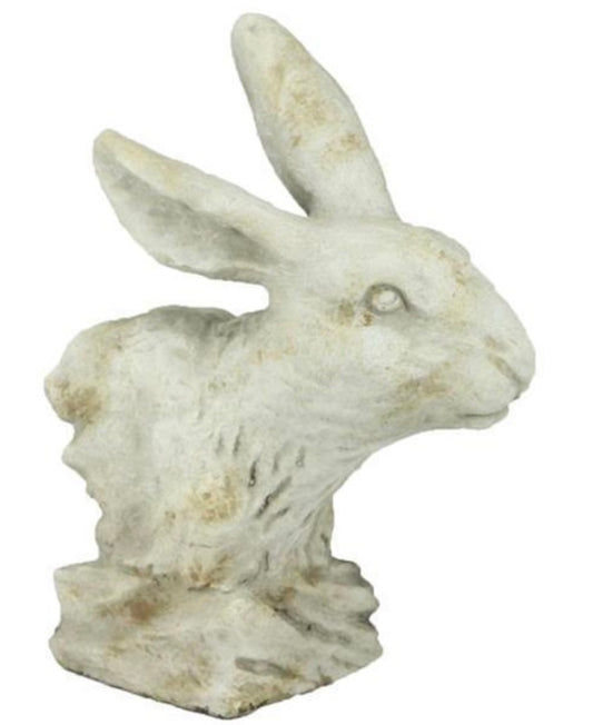 Cement rabbit head