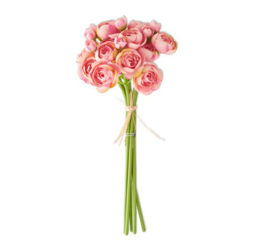 11” mini ranunculus bundle