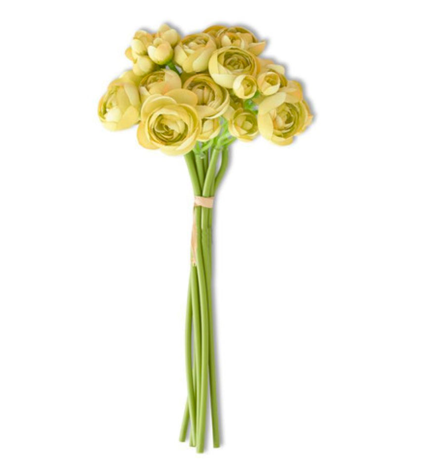 11” mini ranunculus bundle