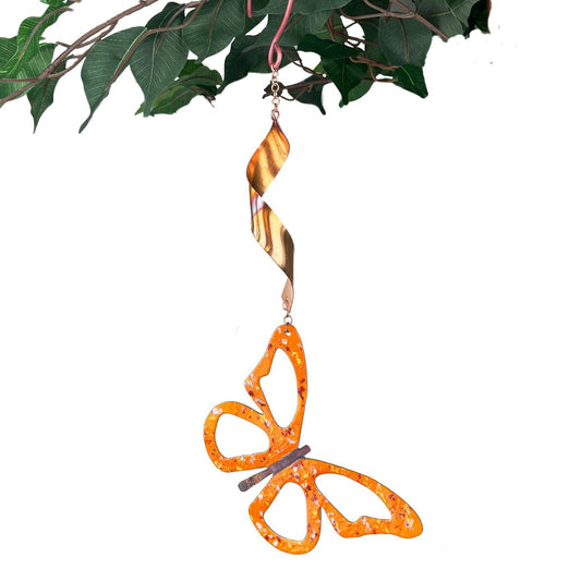 Enameled hanging garden spinner