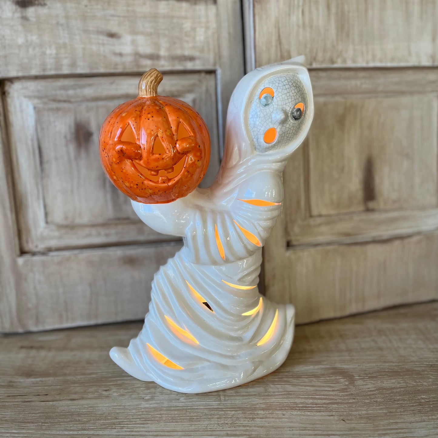 Ghost with pumpkin