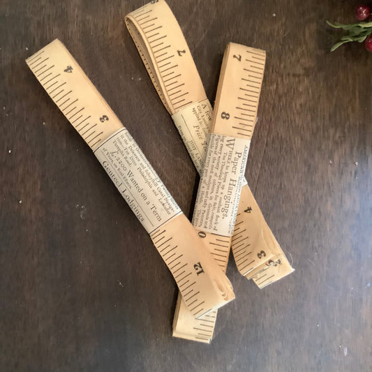Dressmakers tape measure ribbbon