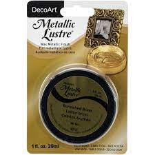 Metallic luster wax
