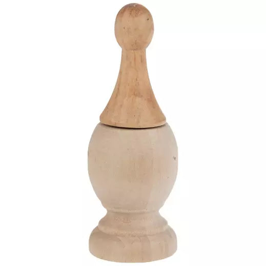Wood finial