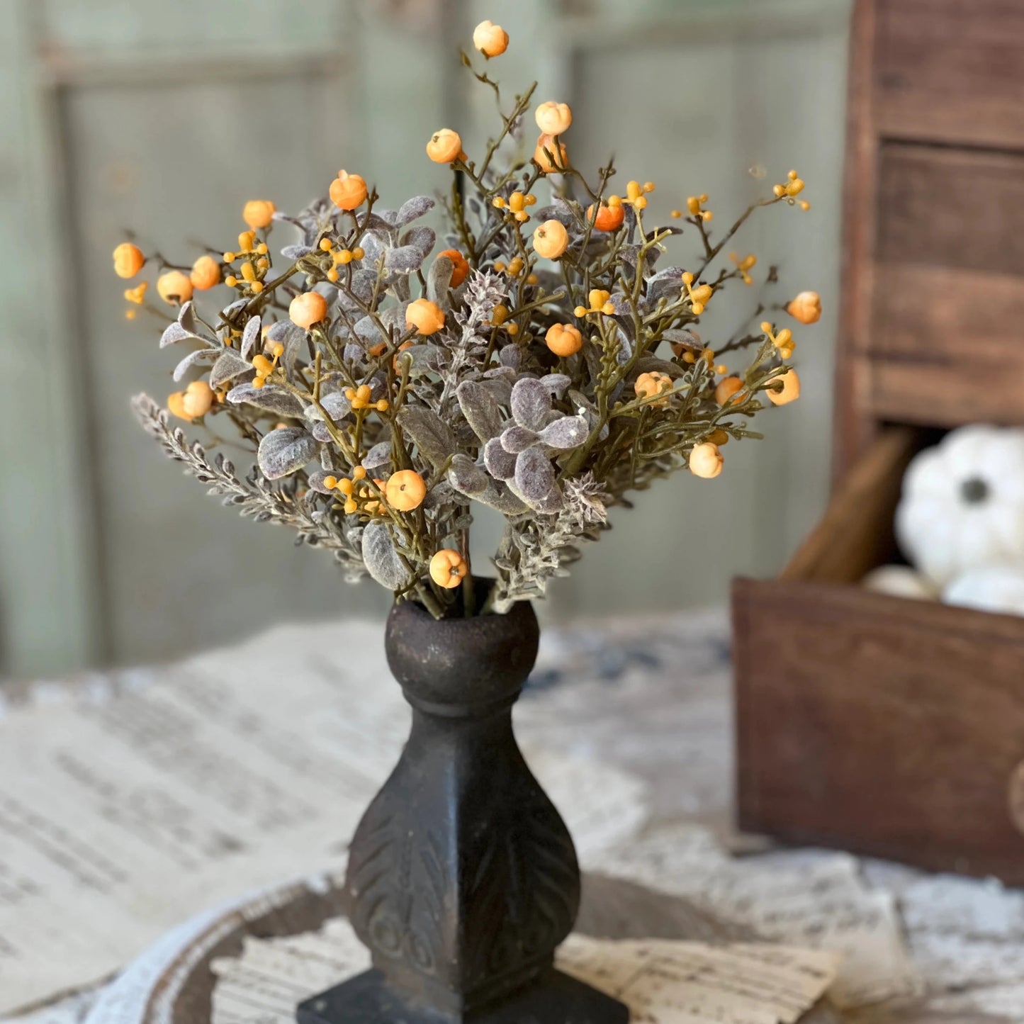 Pumpkin Berry Bush 11"
