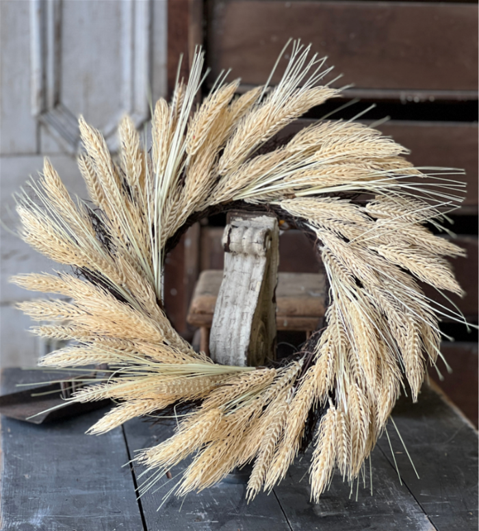 Sungold Barley 13" wreath