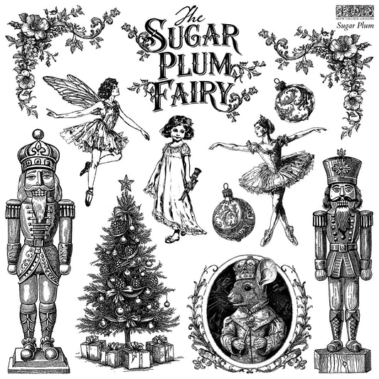 Sugar Plum - 12x12 stamp - holiday 2025