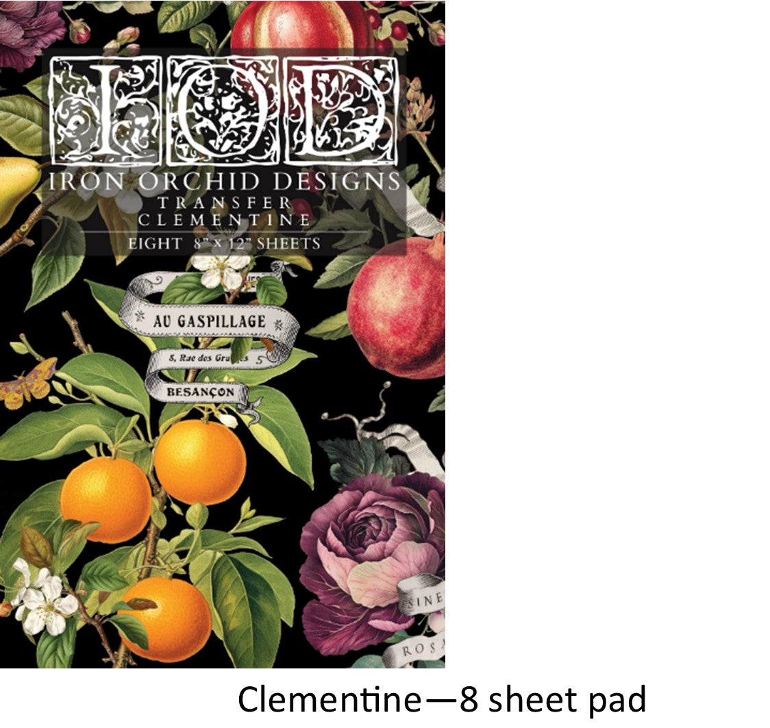 Clementine - 8x12 8 sheet pad - holiday 2025