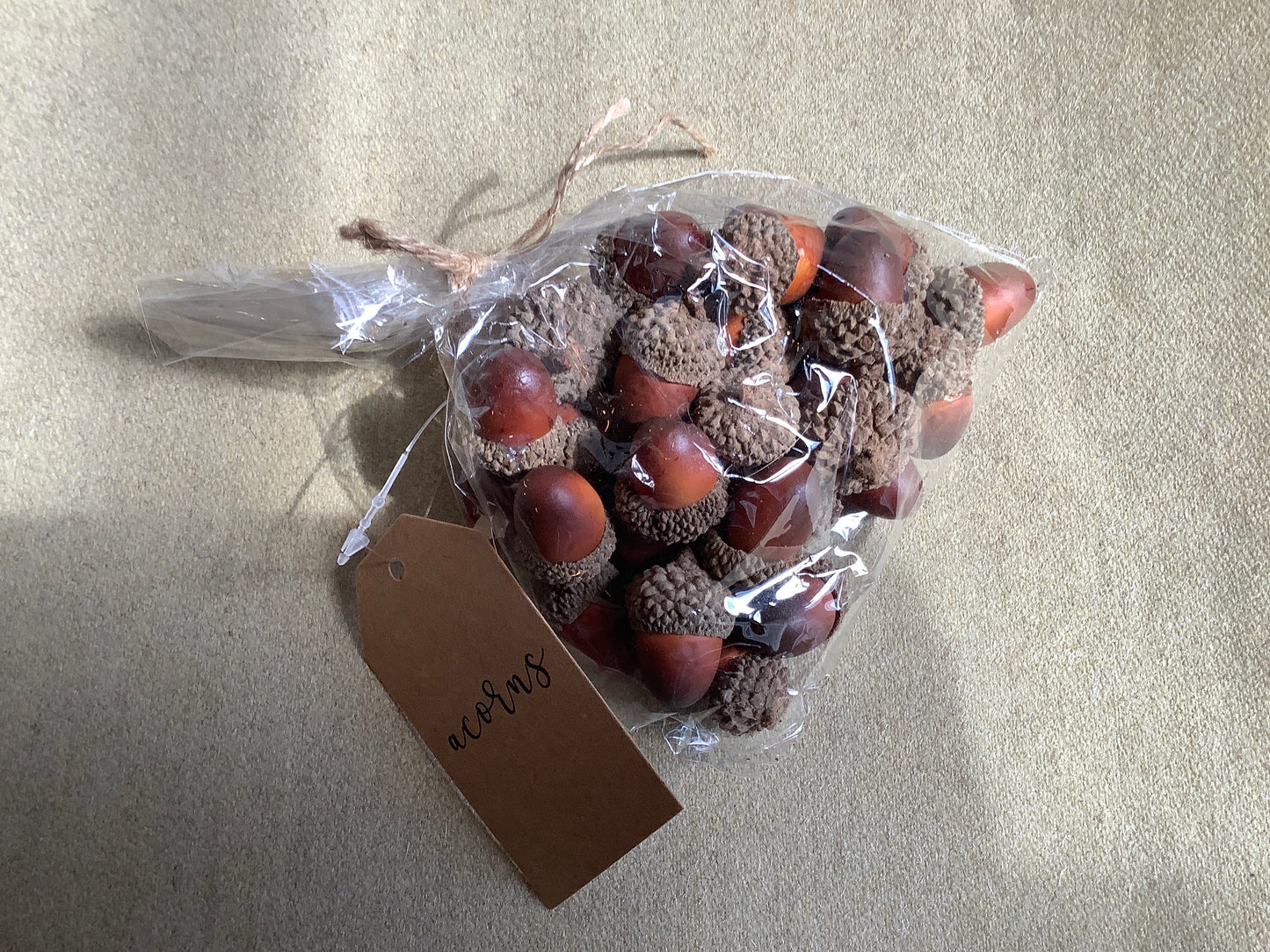 Bag of acorns