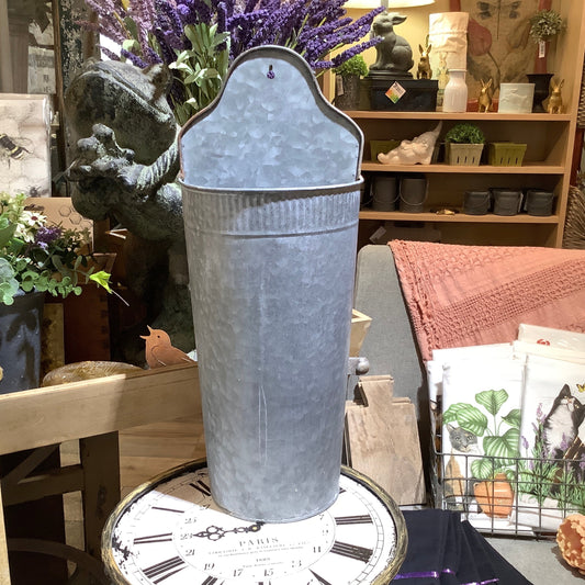 Tin wall pocket -large