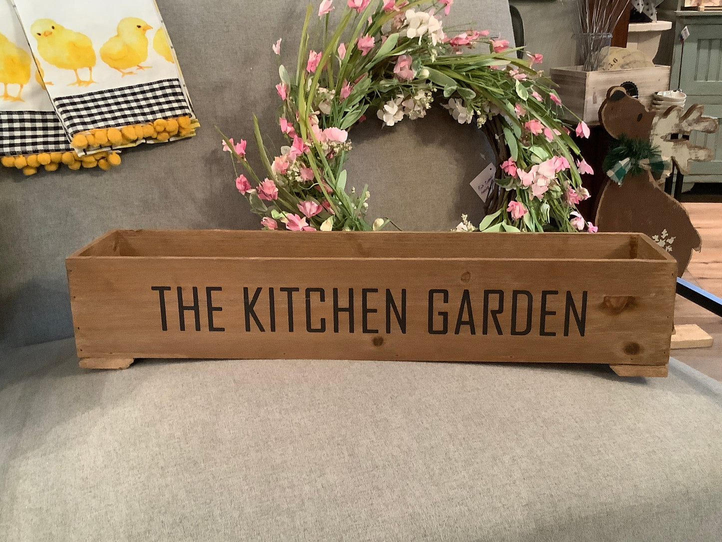 Kitchen garden trough