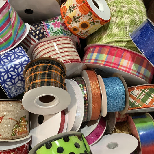 1/2” wide ribbon - by the yard