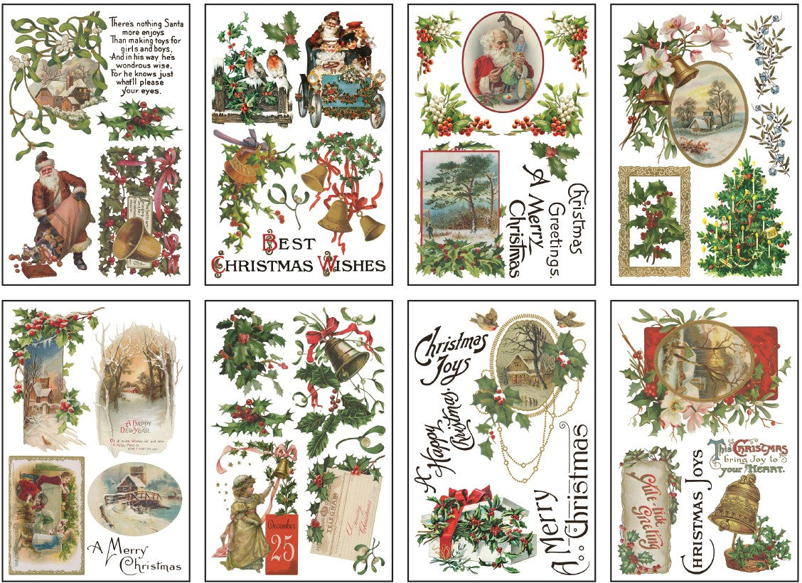 Christmas Joy - 8x12 8 sheet pad - holiday 2025