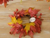 fall botanical rings 6"