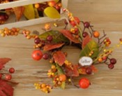 fall botanical rings 6"