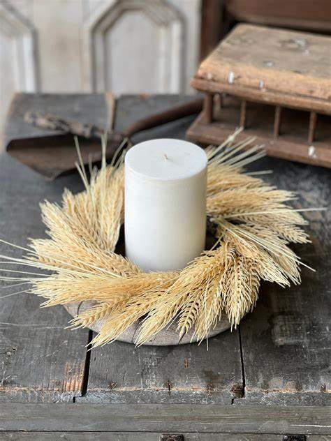 Sungold Barley 13" wreath
