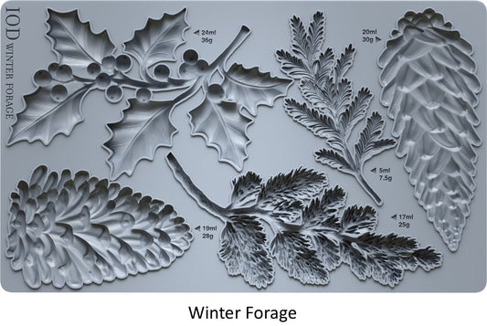 Winter Forage - 6x10 mould - holiday 2025