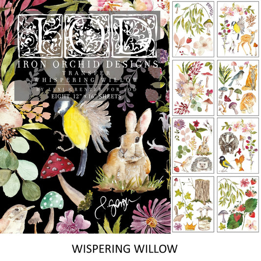 Whispering Willow -  8 sheet pad