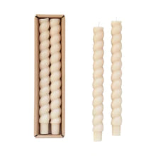 Twisted Taper Candles (set of 2)