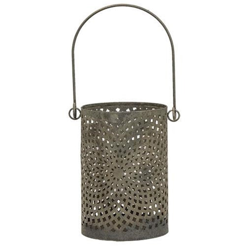 Antique gray large lantern