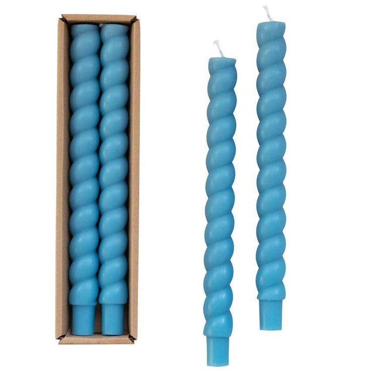 Twisted Taper Candles (set of 2)