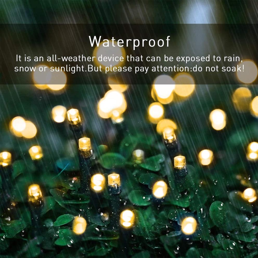 Solar sting lights - warm white
