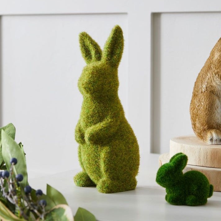 Moss covered bunny assorted poses