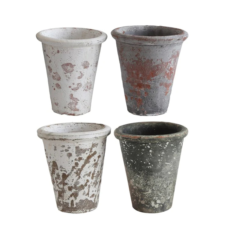 grey clay plant pots Clay Flower Pot – Thistle & Co
