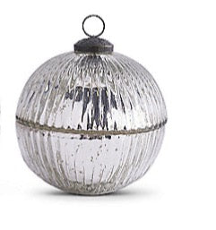 Mercury Glass ornament candle