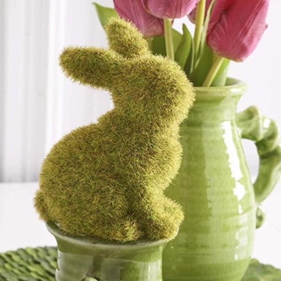 Moss covered bunny assorted poses