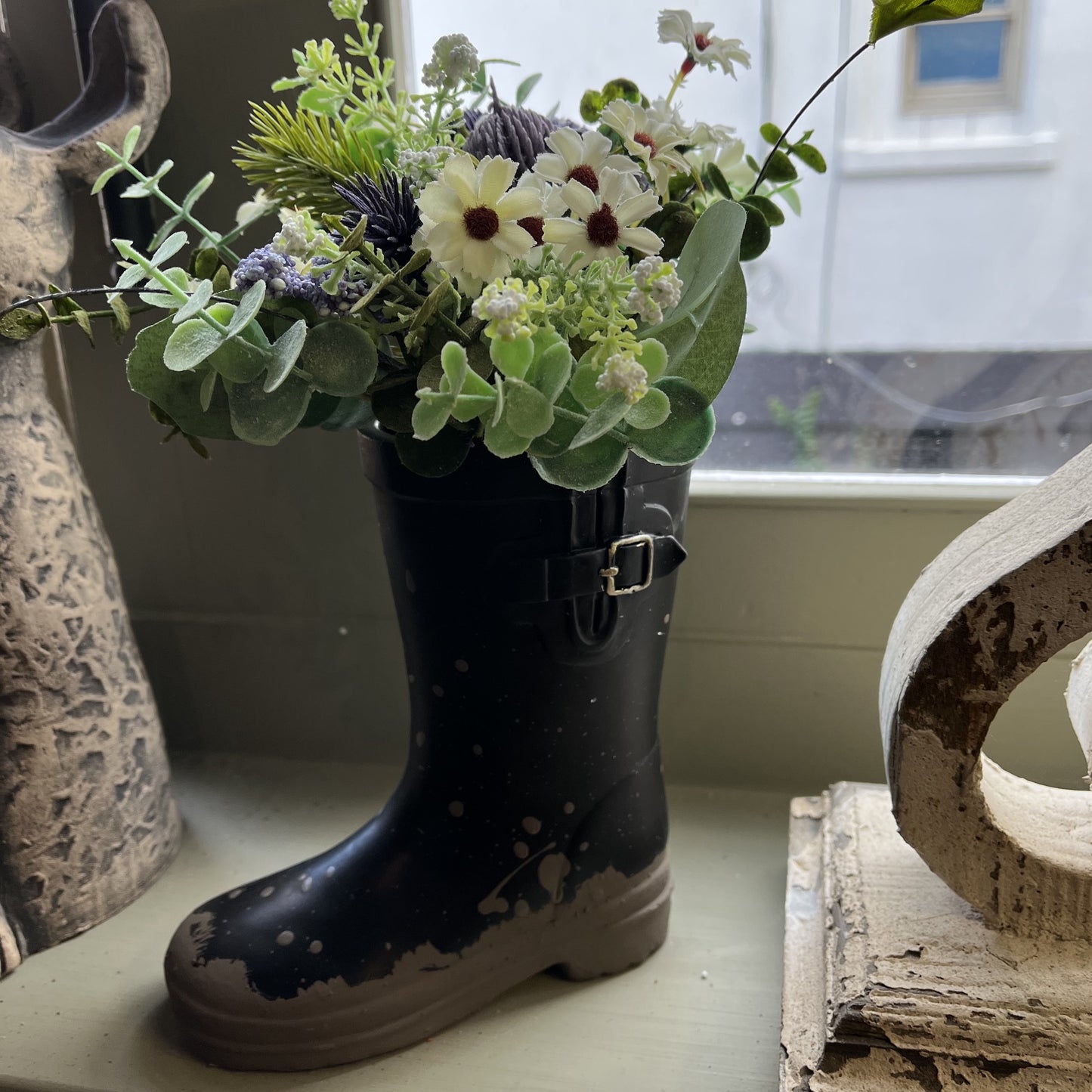 Rain boot planter