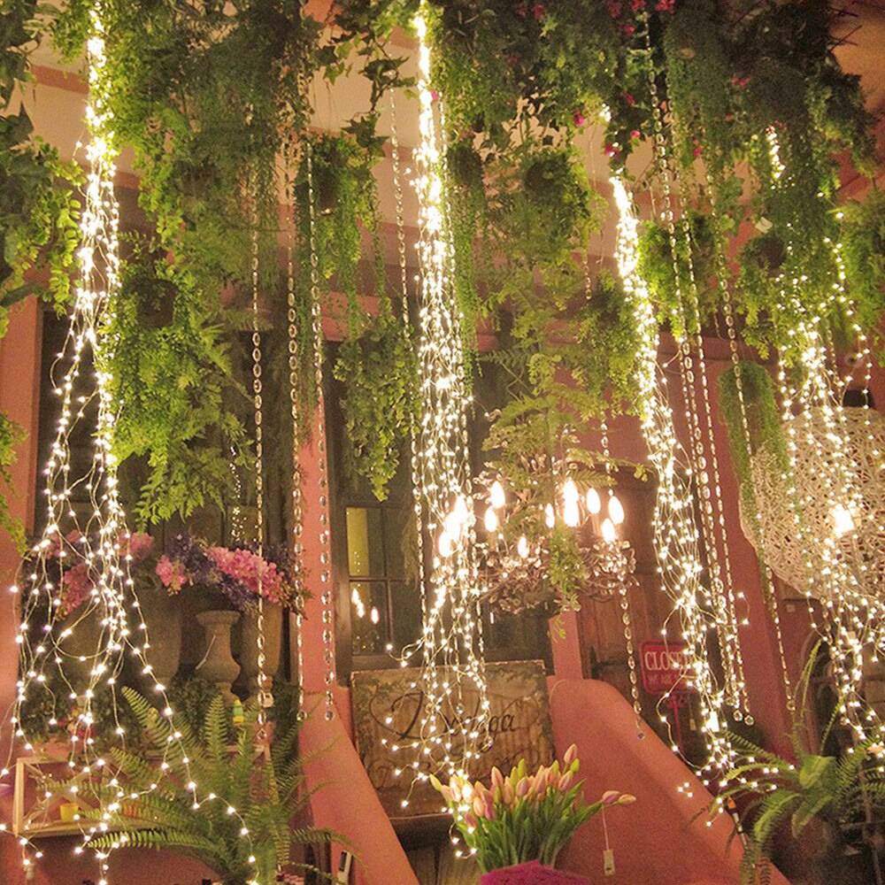 Waterfall string lights