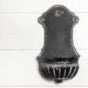 Black wall mounted urn sconce available in two sizes