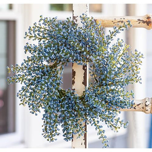Astilbe candle ring -  blue