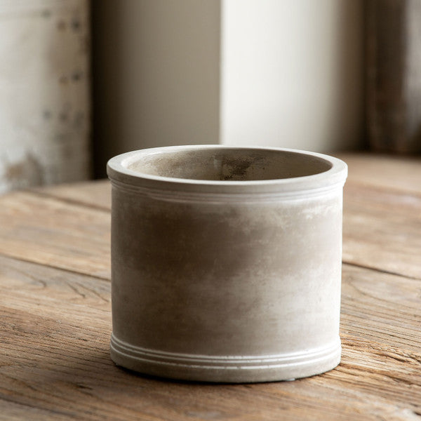 Medium Concrete Spool Planter