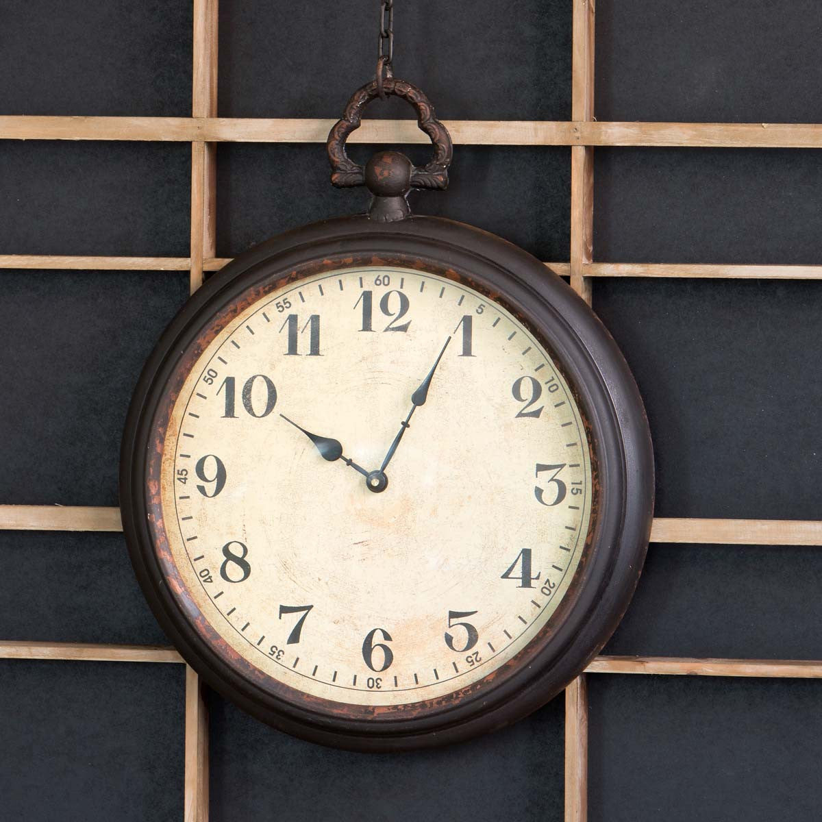 Pocket watch wall clock - Large