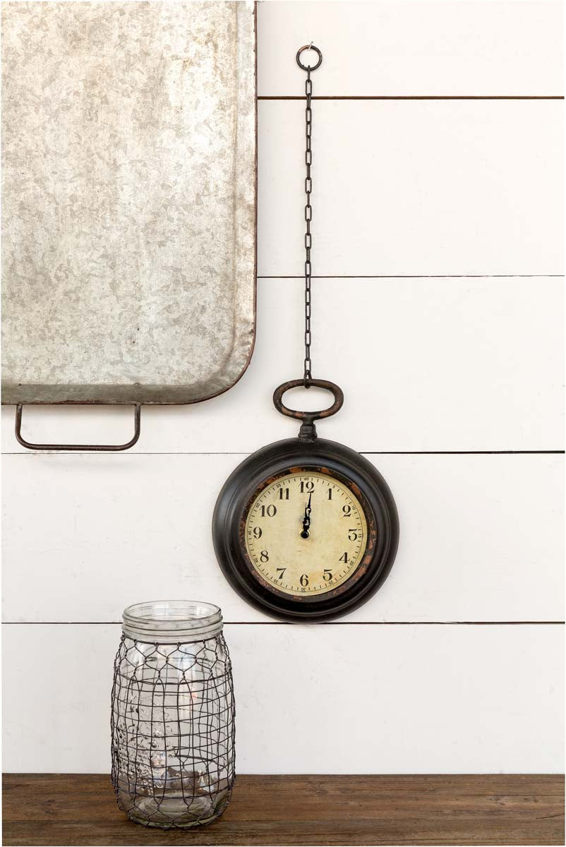 Pocket watch wall clock - Small