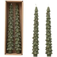 10” tree candles (set of 2)