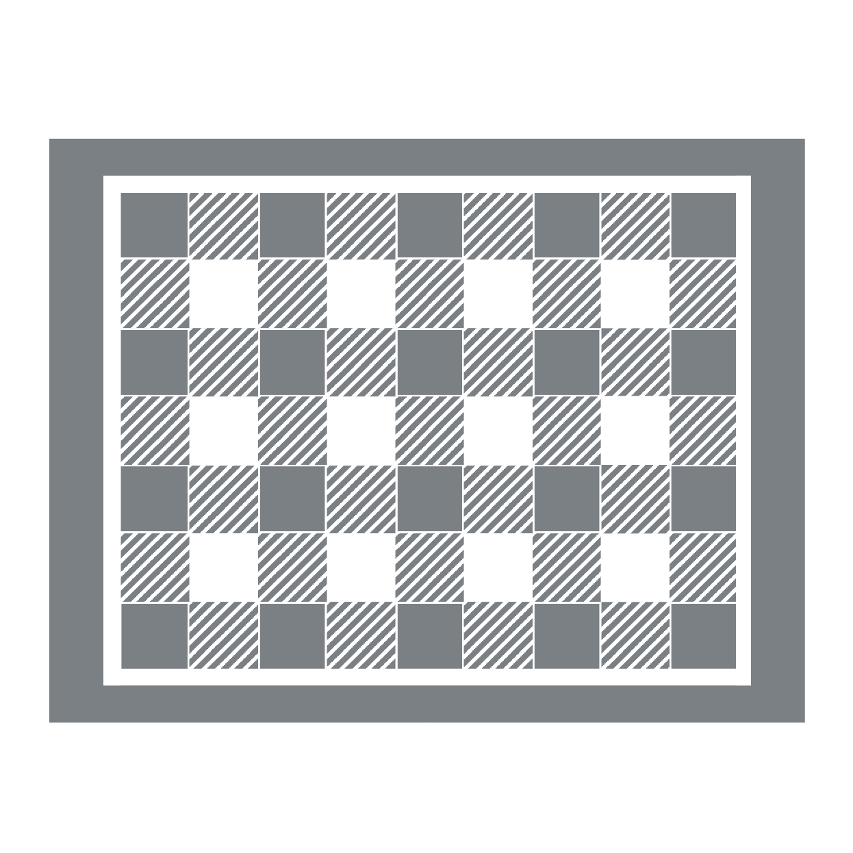 buffalo check mesh stencil 8.5" x 11"