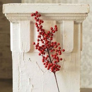 25” waterproof red berry spray