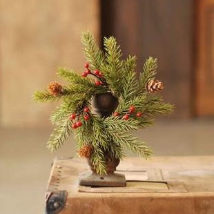 white spruce berries 7 inch ring