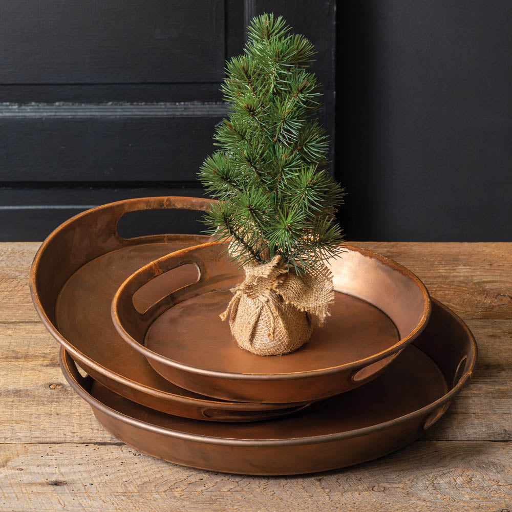 Copper Finish Tray