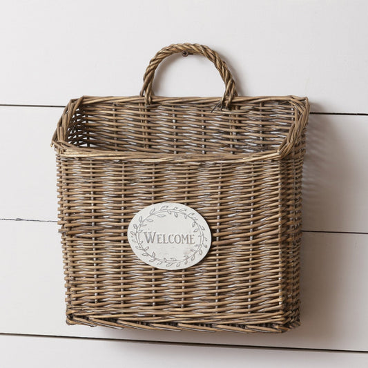 hanging welcome basket