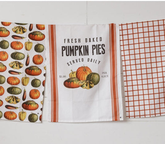 Pumpkin Pie set of tea towels