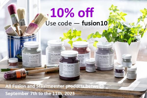 10% off all Fusion and Staahmeester product