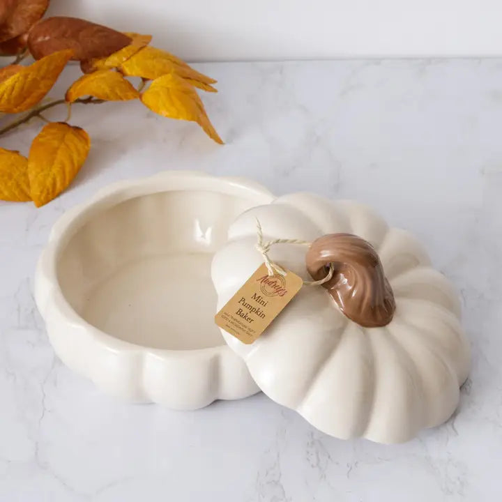 mini ceramic pumpkin baker
