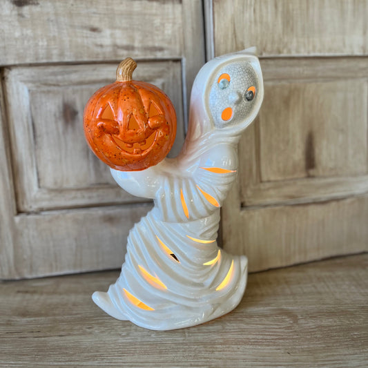 Ghost with pumpkin