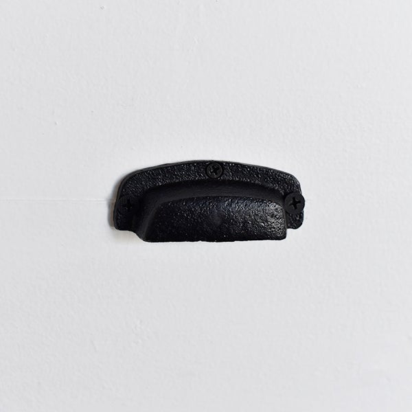 Iron drawer pull
