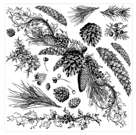 Evergreen - 12x12 stamp