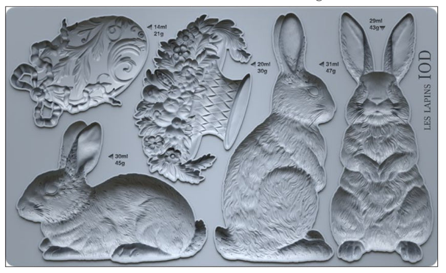 Les Lapins - 6x10 mould - 2026